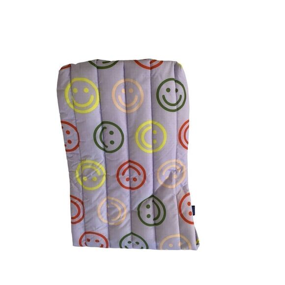 Baggu 16” Puffy Laptop Tablet Happy Face Sleeve Case - Picture 2 of 2